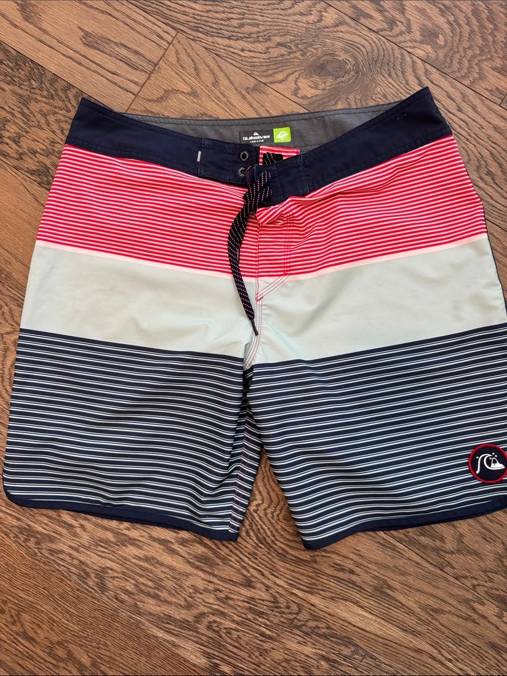 Quiksilver Men’s Striped Board Shorts